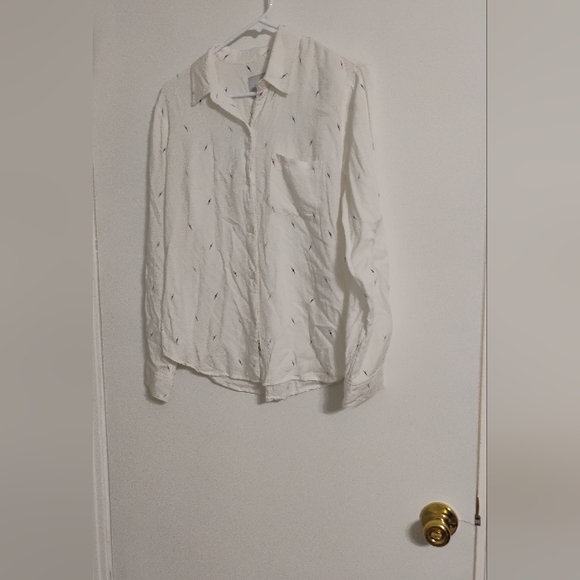 Rails Tops - Rails Women's Rosci Lightning Print Button Down Shirt Sz S